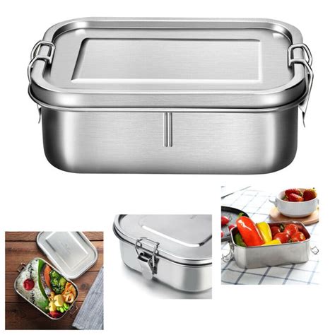 bento boxes stainless steel|leakproof stainless steel bento box.